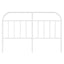 udskiftningsgavl 150 cm metal hvid