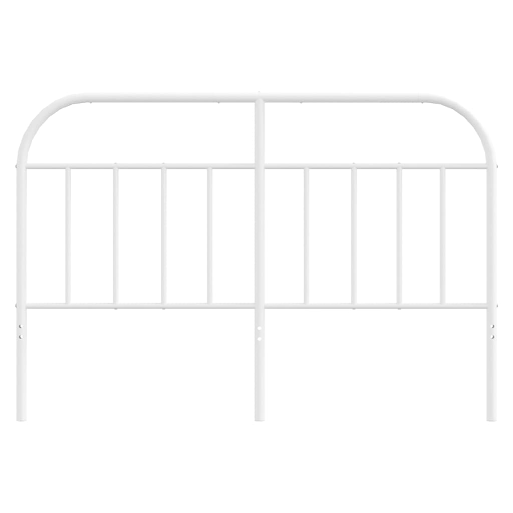 udskiftningsgavl 150 cm metal hvid