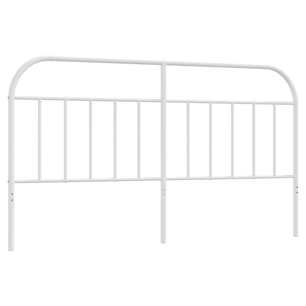 udskiftningsgavl 180 cm metal hvid