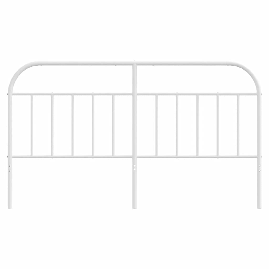 udskiftningsgavl 180 cm metal hvid