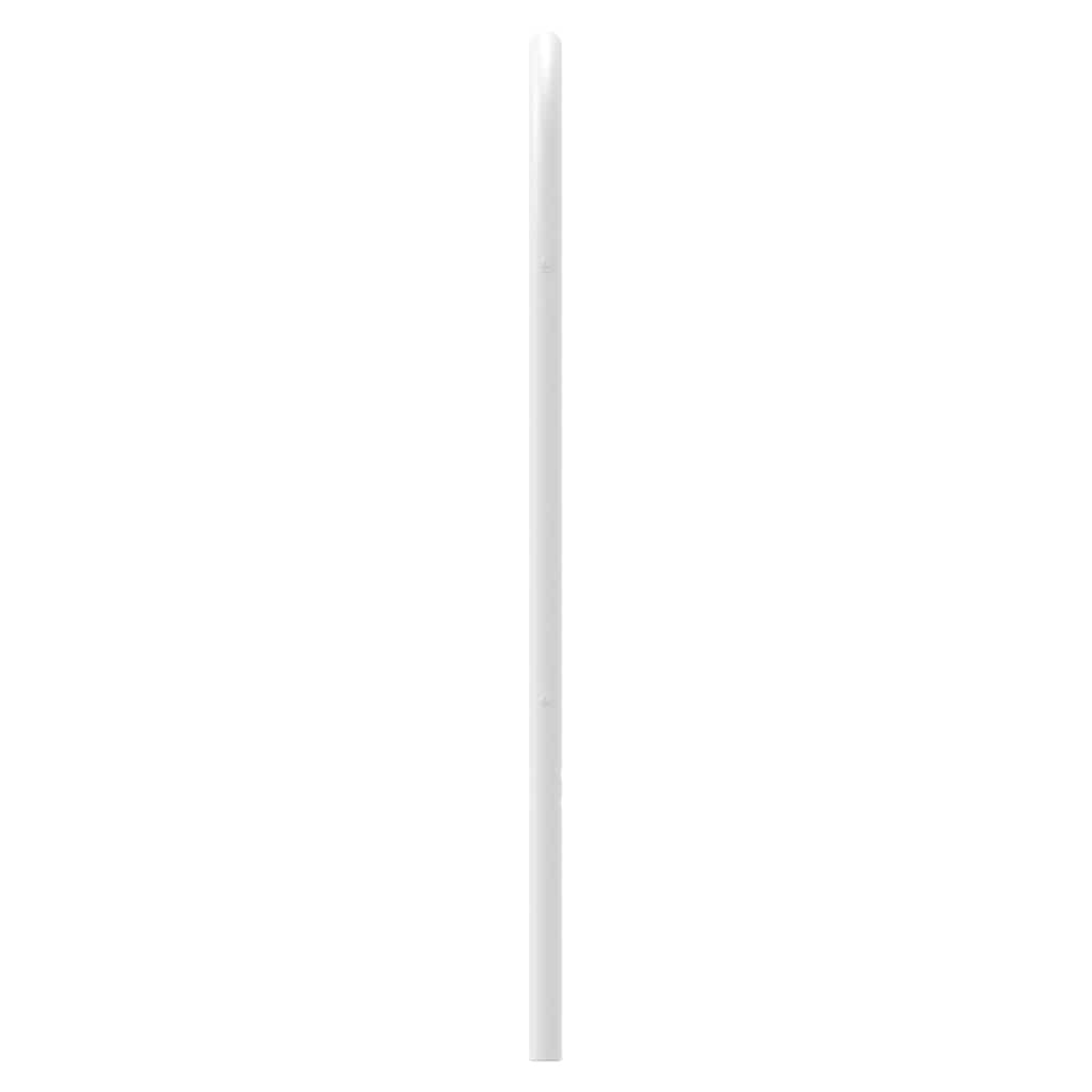 udskiftningsgavl 180 cm metal hvid