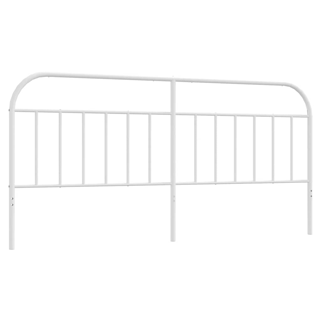 udskiftningsgavl 193 cm metal hvid