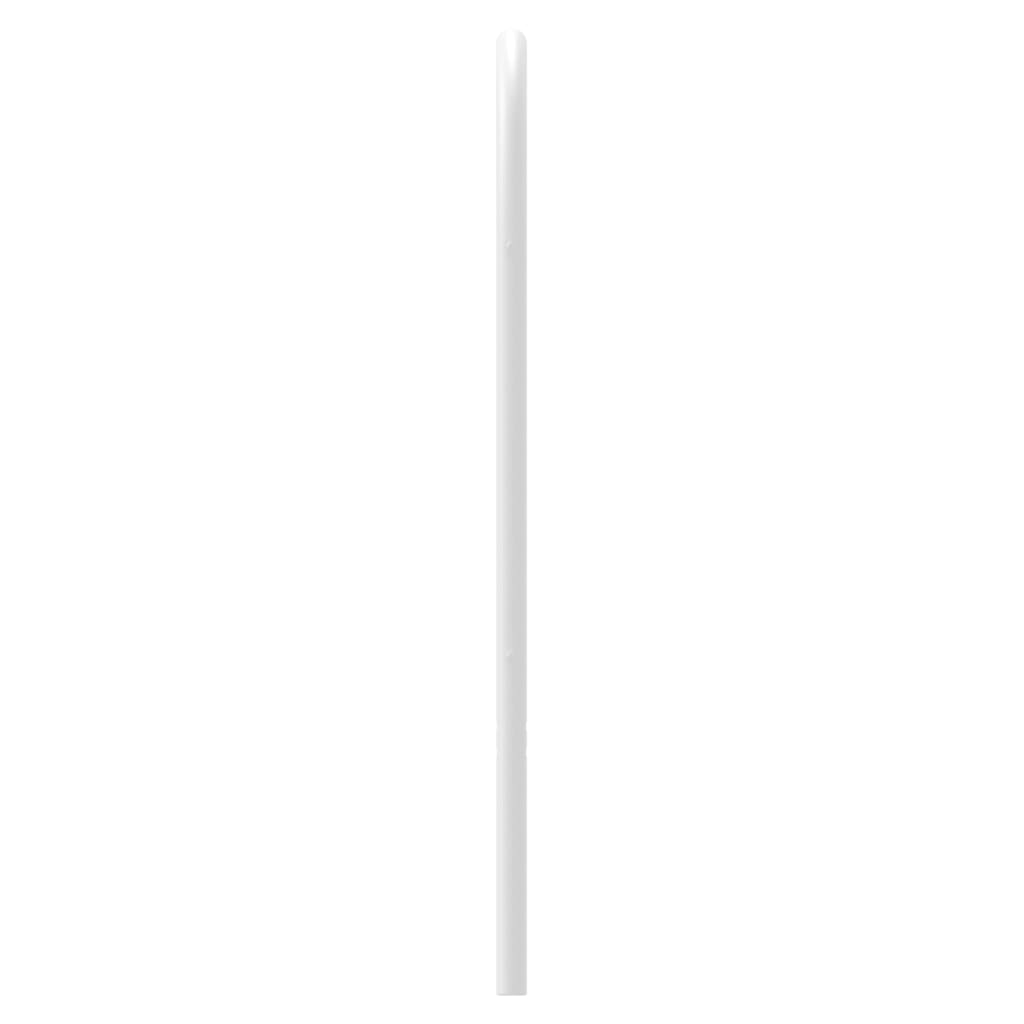 udskiftningsgavl 200 cm metal hvid