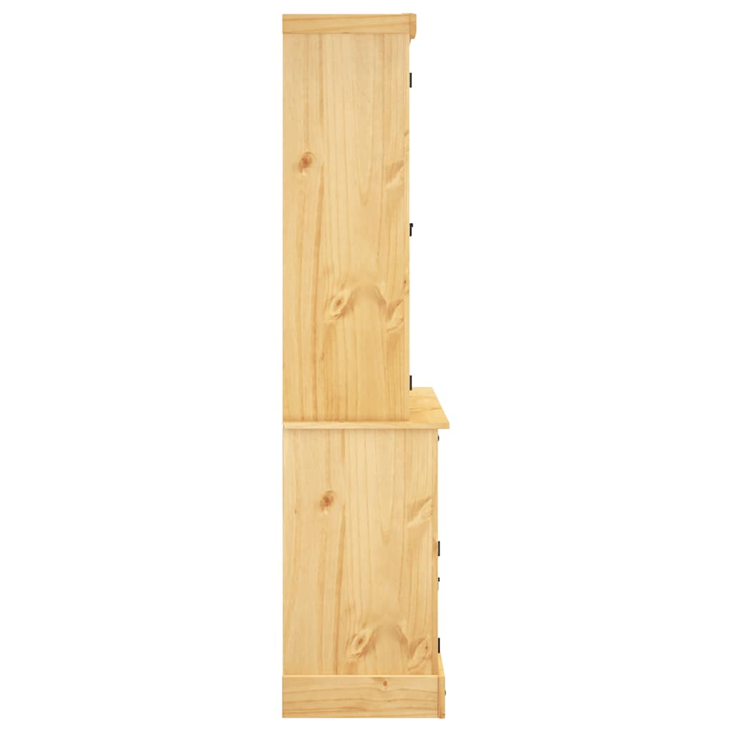 skænk Corona 112x43x191,5 cm massivt mexicansk fyrretræ brun