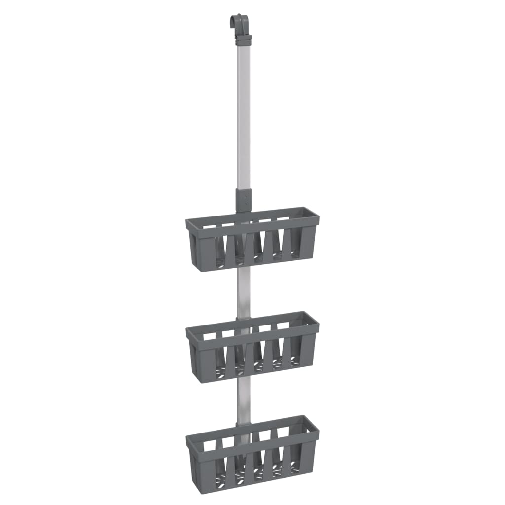 brusehylde 30x15x(67-105) cm aluminium