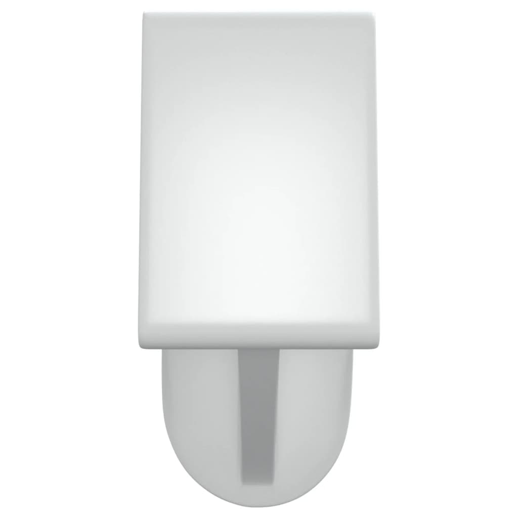 gardinstænger 2 stk. 40-60 cm aluminium hvid og sølvfarvet