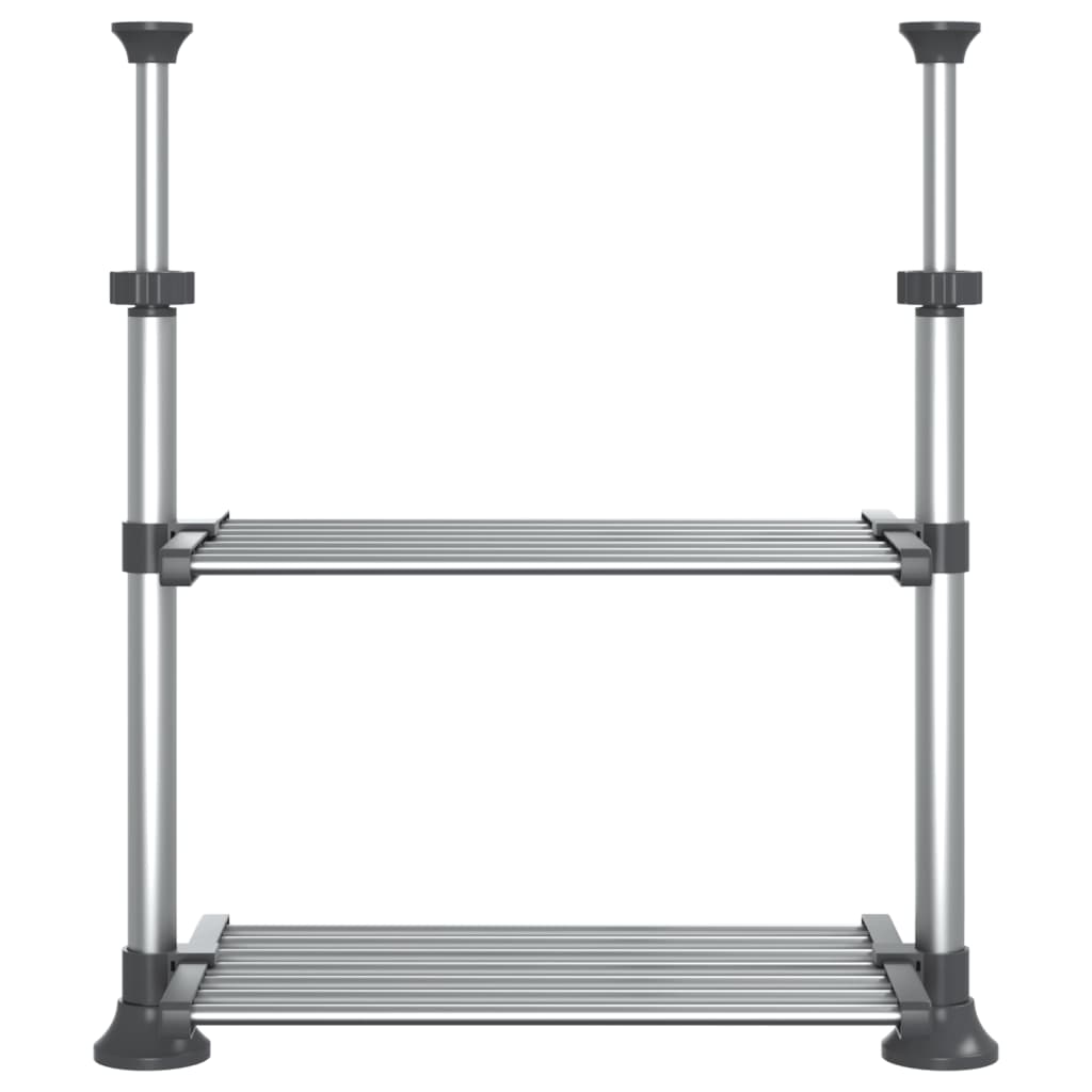 køkkenhylde 50x25(50-70) cm aluminium
