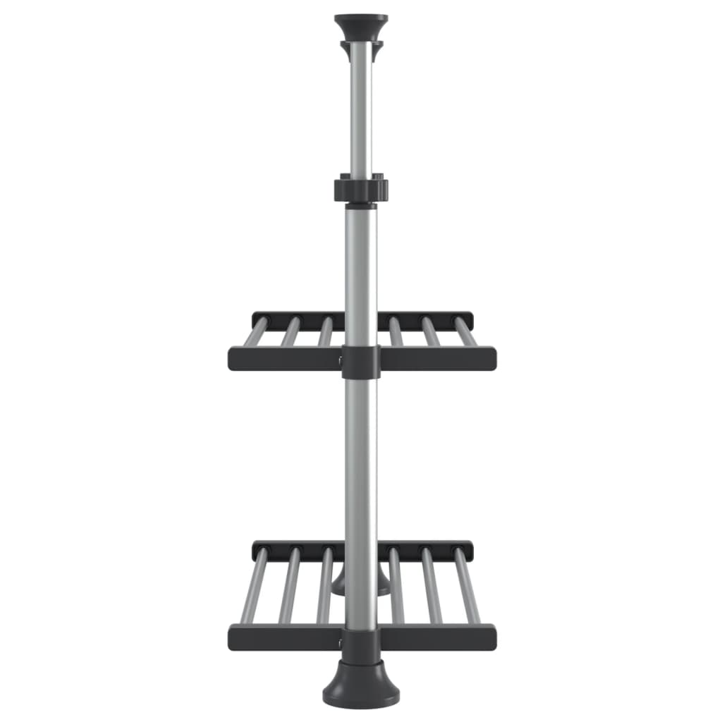 køkkenhylde 50x25(50-70) cm aluminium