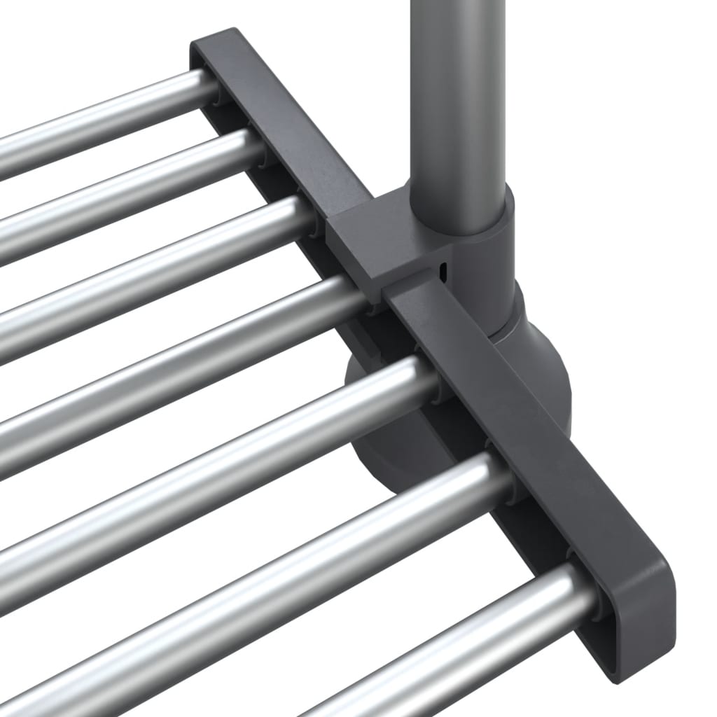 køkkenhylde 50x25(50-70) cm aluminium