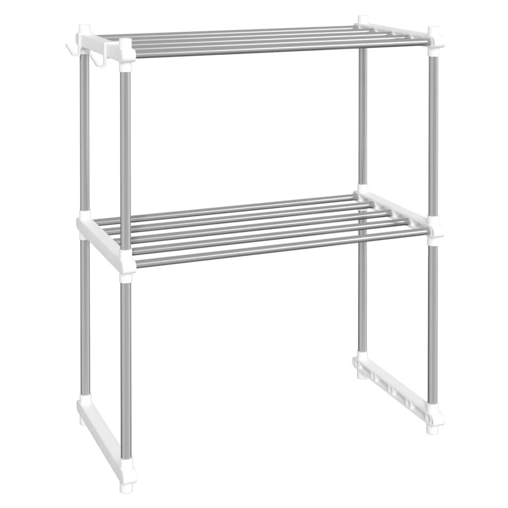 hylde til mikroovn 51x27x63 cm aluminium hvid