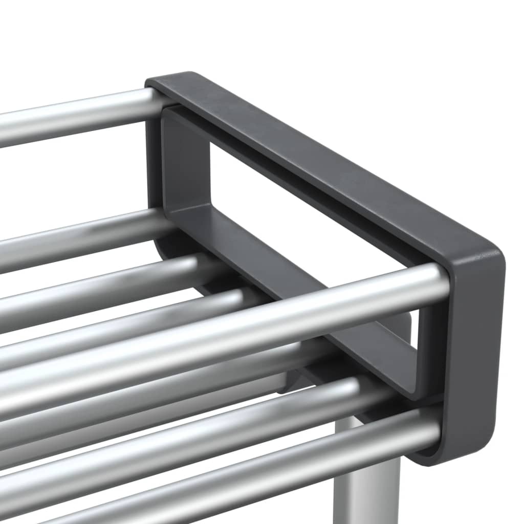 opbevaringsvogn 59x20x75 cm aluminium