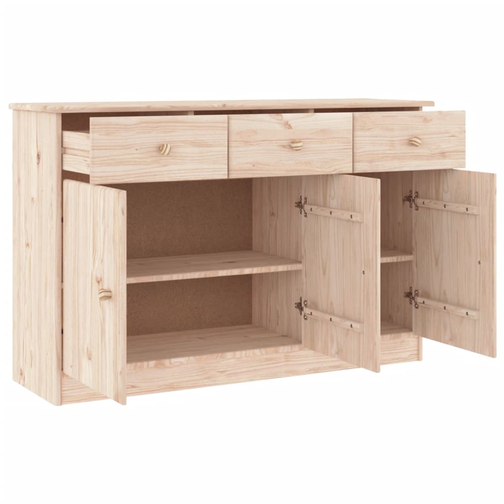 skænk ALTA 112x35x73 cm massivt fyrretræ