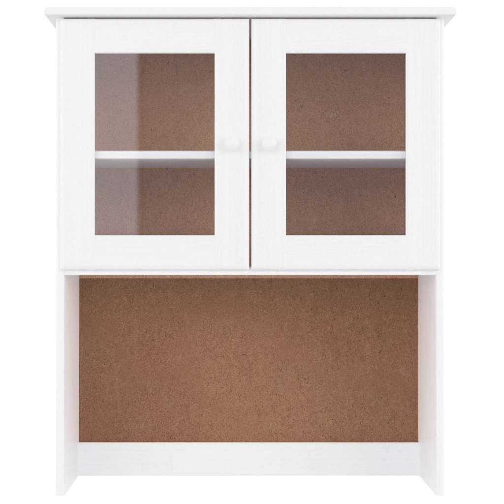 skabstop til skænk ALTA 77x30x92 cm massivt fyrretræ hvid
