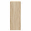 skænk 91x28x75 cm konstrueret træ sonoma-eg