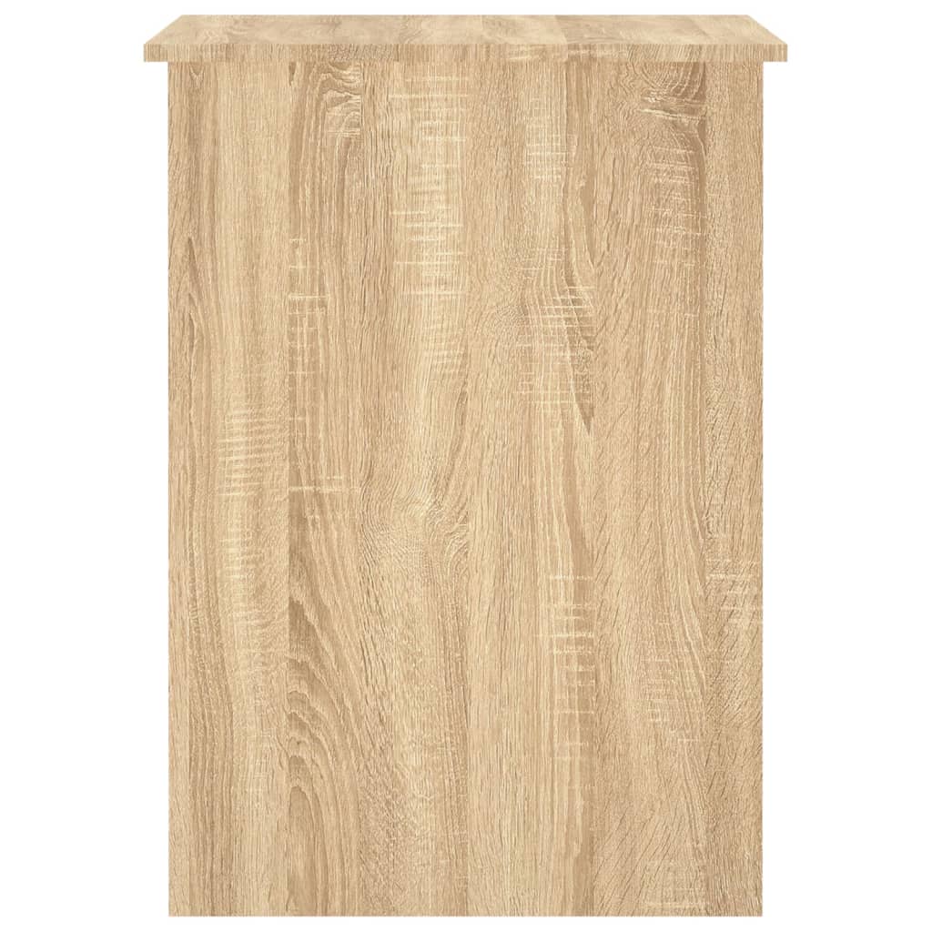 skrivebord 100x55x75 cm konstrueret træ sonoma-eg