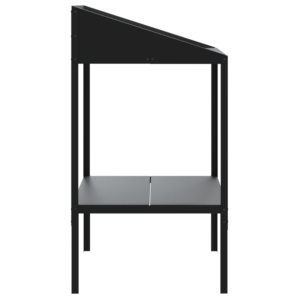 plantestativ 56,5x54,5x100 cm galvaniseret stål antracitgrå
