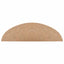 selvklæbende trappemåtter 10 stk. 56x17x3 cm beige