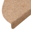 selvklæbende trappemåtter 10 stk. 56x17x3 cm beige