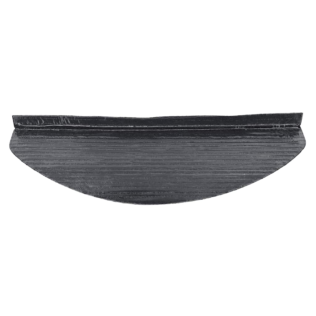 selvklæbende trappemåtter 10 stk. 65x22,5x3,5 cm antracitgrå
