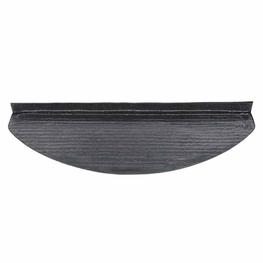 selvklæbende trappemåtter 10 stk. 65x22,5x3,5 cm sort