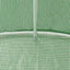 drivhus med stålstel 70 m² 14x5x2,3 m grøn