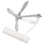 foldbart anker med reb 12 kg varmgalvaniseret støbejern sølv