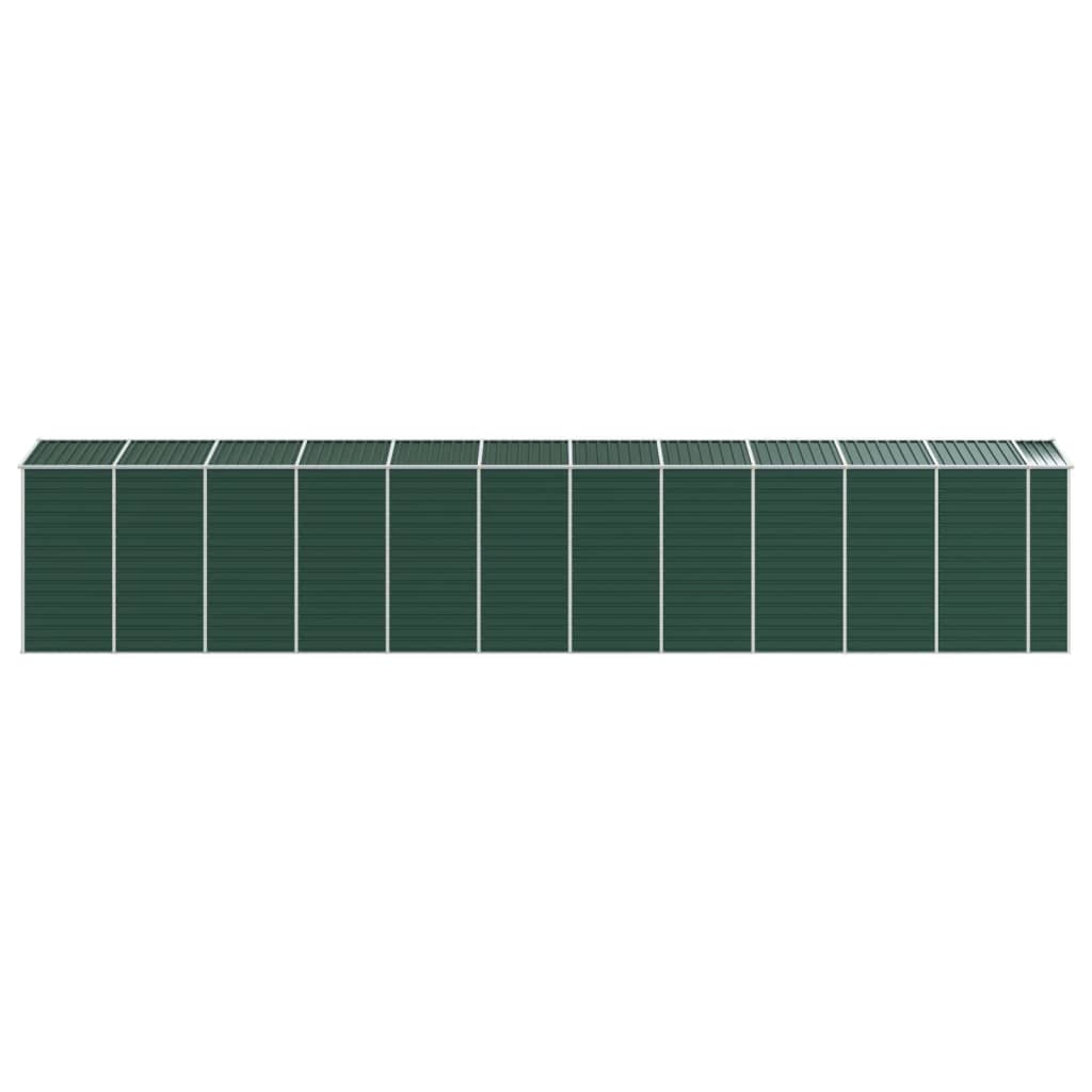 haveskur 191x980x198 cm galvaniseret stål grøn