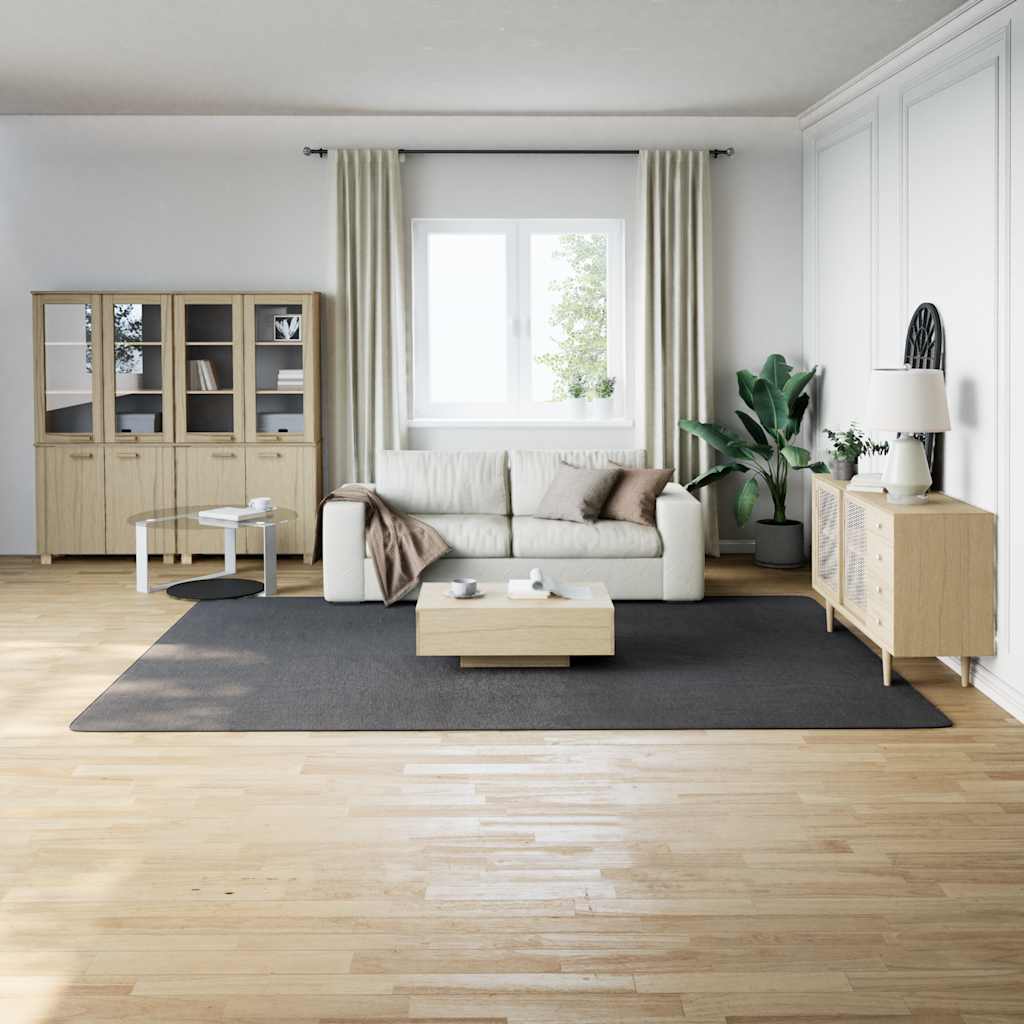 Shaggy tæppe antracit 240x340 cm polyester