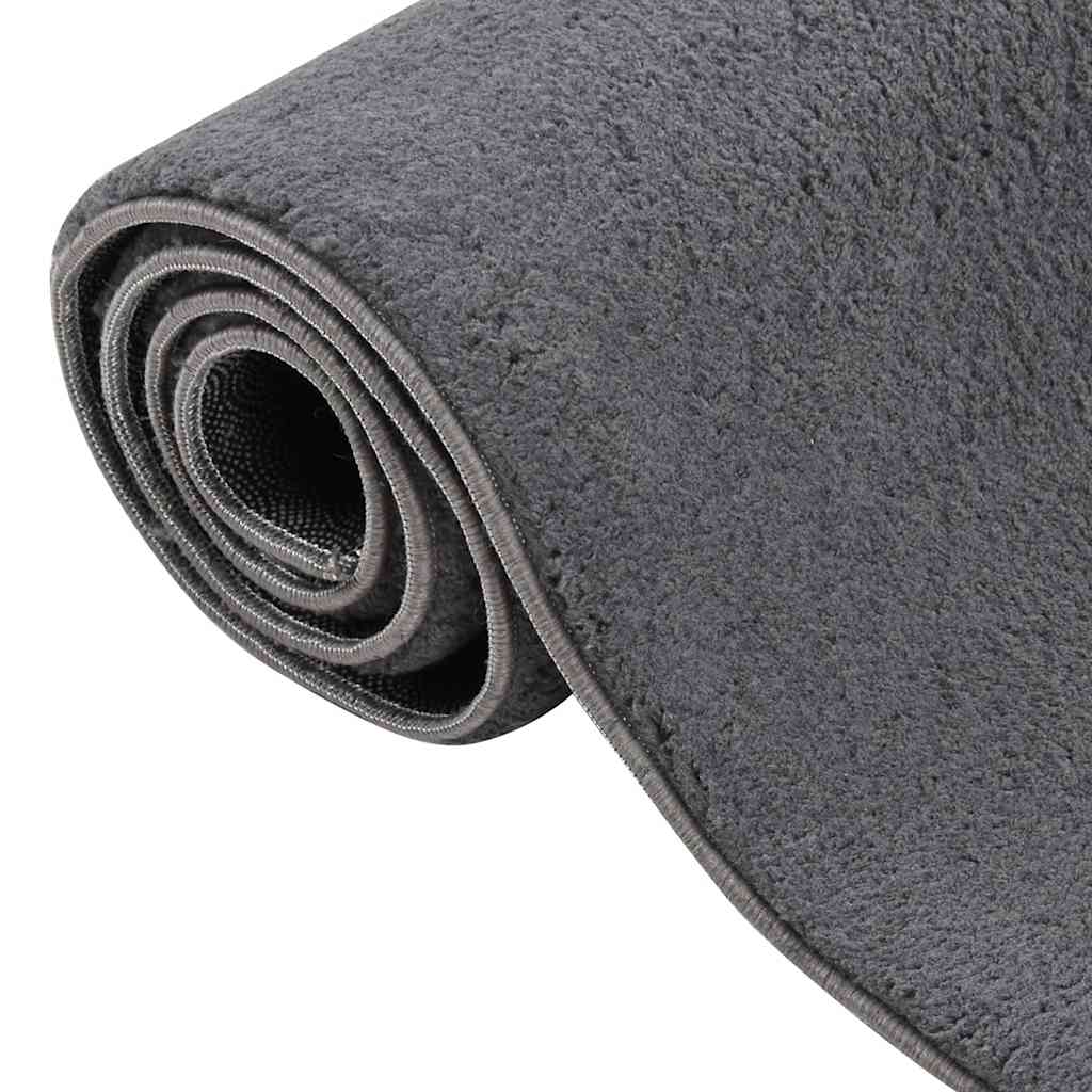 Shaggy tæppe antracit 240x340 cm polyester
