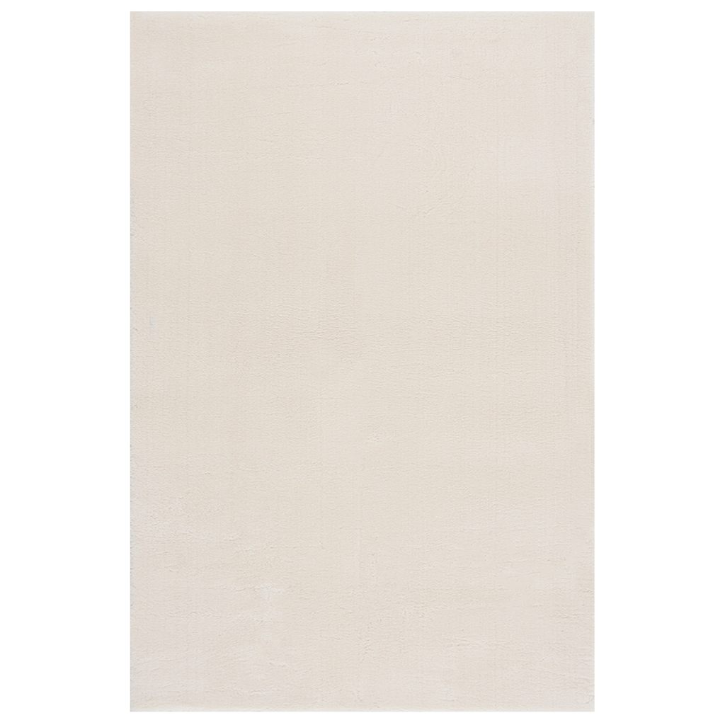 shaggy tæppe cremehvid 240x340 cm polyester