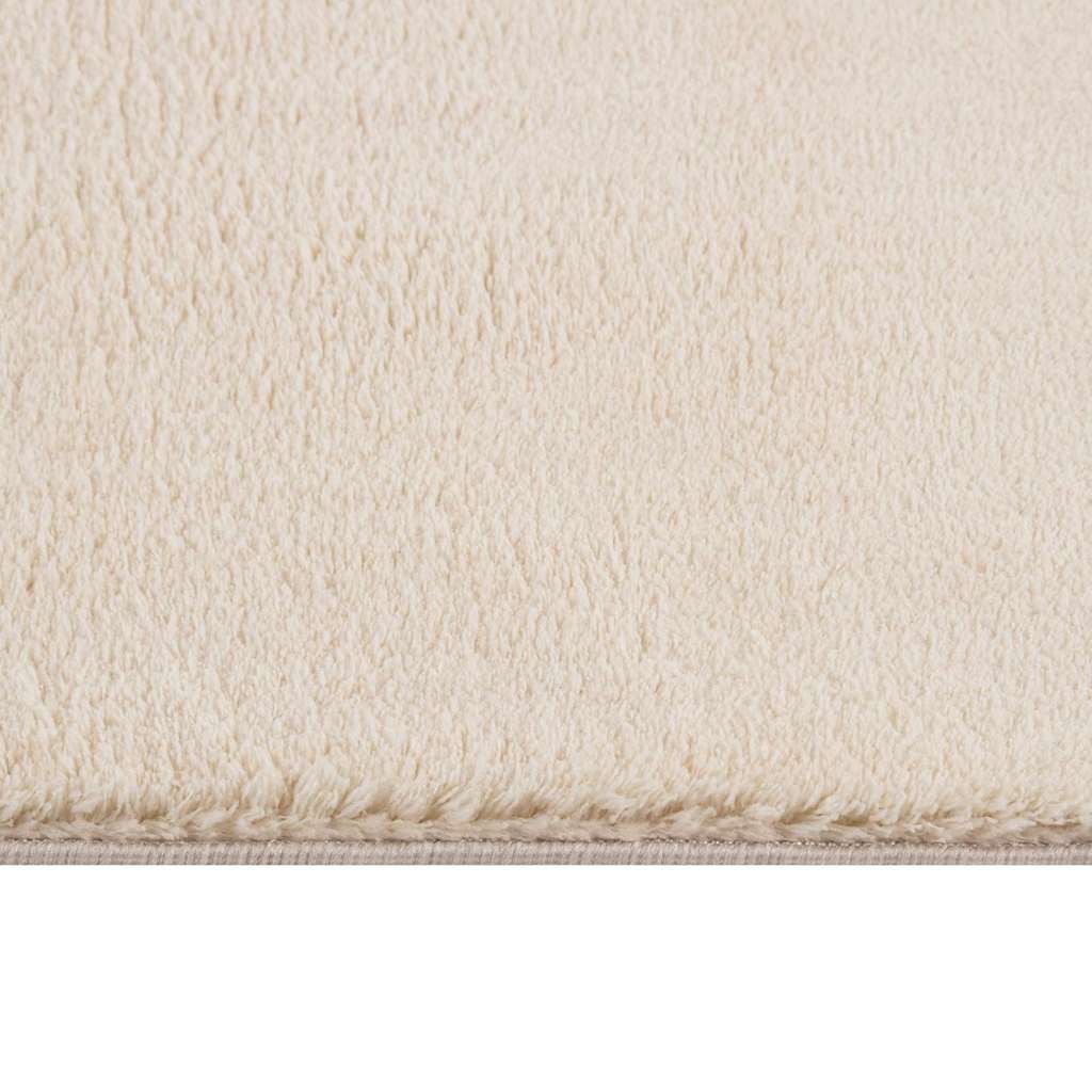 Shaggy tæppe beige 120x183 cm polyester