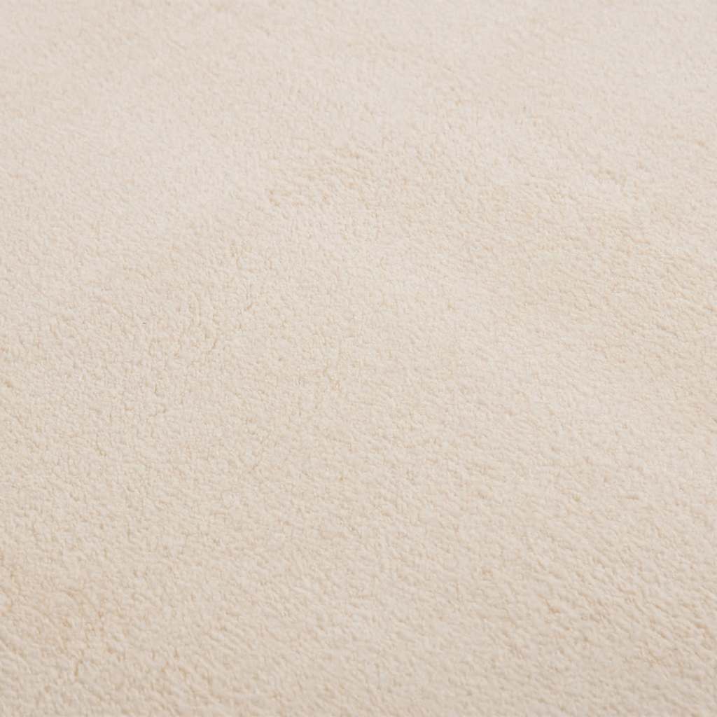Shaggy tæppe beige 120x183 cm polyester