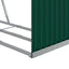 brændestativ 120x45x100 cm galvaniseret stål grøn