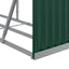 brændestativ 234x45x100 cm galvaniseret stål grøn