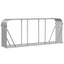 brændestativ 234x45x100 cm galvaniseret stål lysegrå