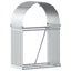 brændestativ 80x45x120 cm galvaniseret stål sølvfarvet