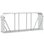 brændestativ 234x45x100 cm galvaniseret stål sølvfarvet