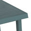 campingbord 79x56x64 cm PP trælook grøn