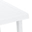 campingbord 79x56x64 cm PP trælook hvid