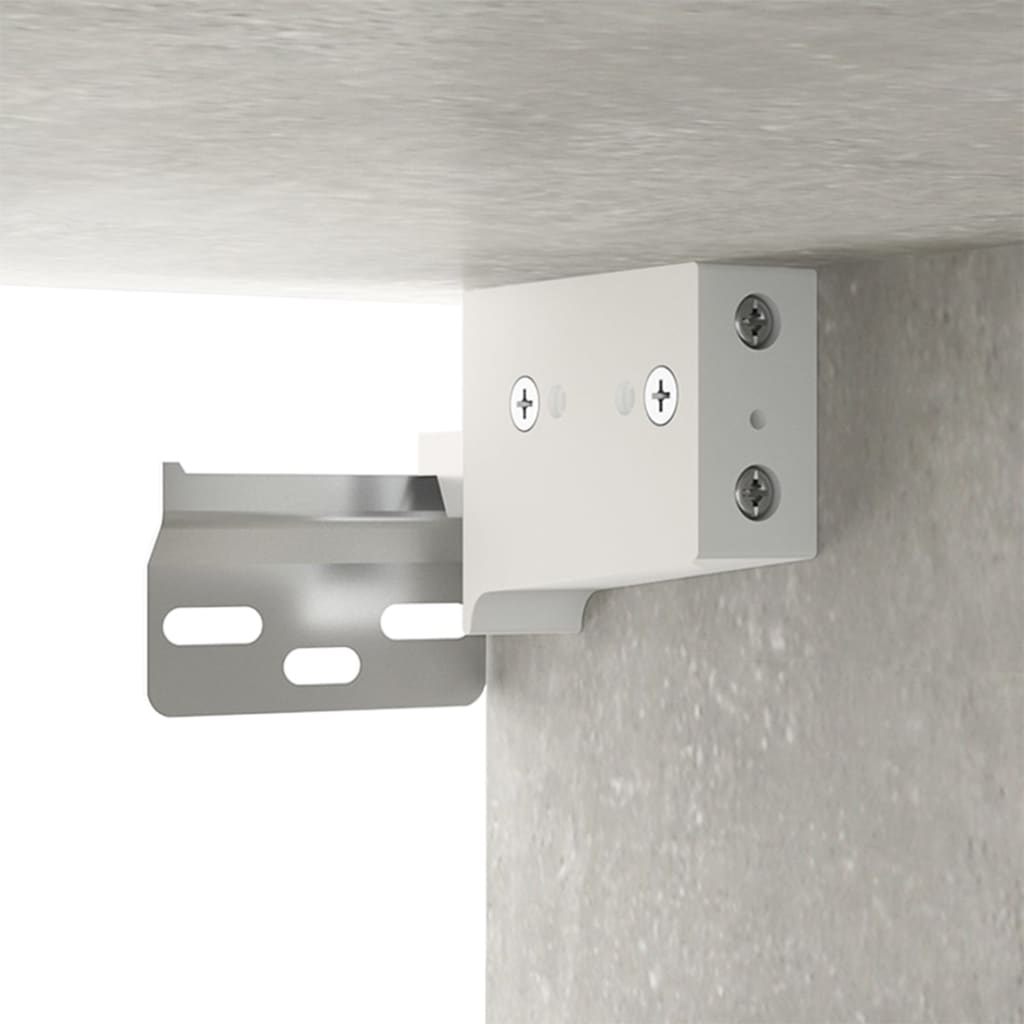 væghængte tv-skabe 2 stk. 100x34,5x40 cm betongrå