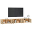 væghængte tv-skabe 3 stk. 100x34,5x40 cm sonoma-eg