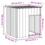 hundehus med tag antracit 110x103x109 cm galvaniseret stål