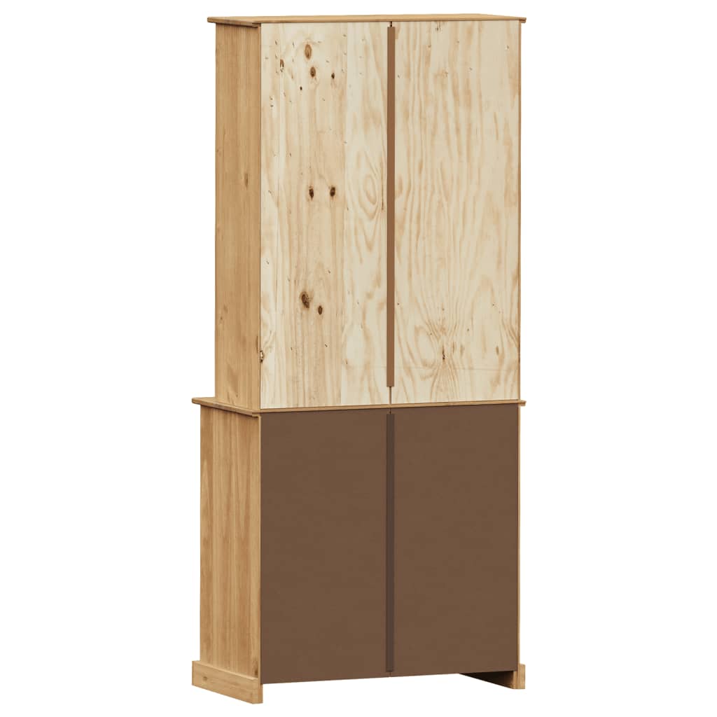 skænk VIGO 78x40x175 cm massivt fyrretræ