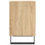 sengeborde 2 stk. 40x30x50 cm konstrueret træ sonoma-eg