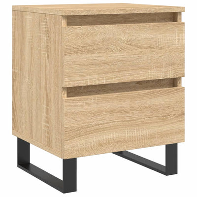 sengebord 40x35x50 cm konstrueret træ sonoma-eg