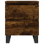 sengeborde 2 stk. 40x35x50 cm røget egetræsfarve
