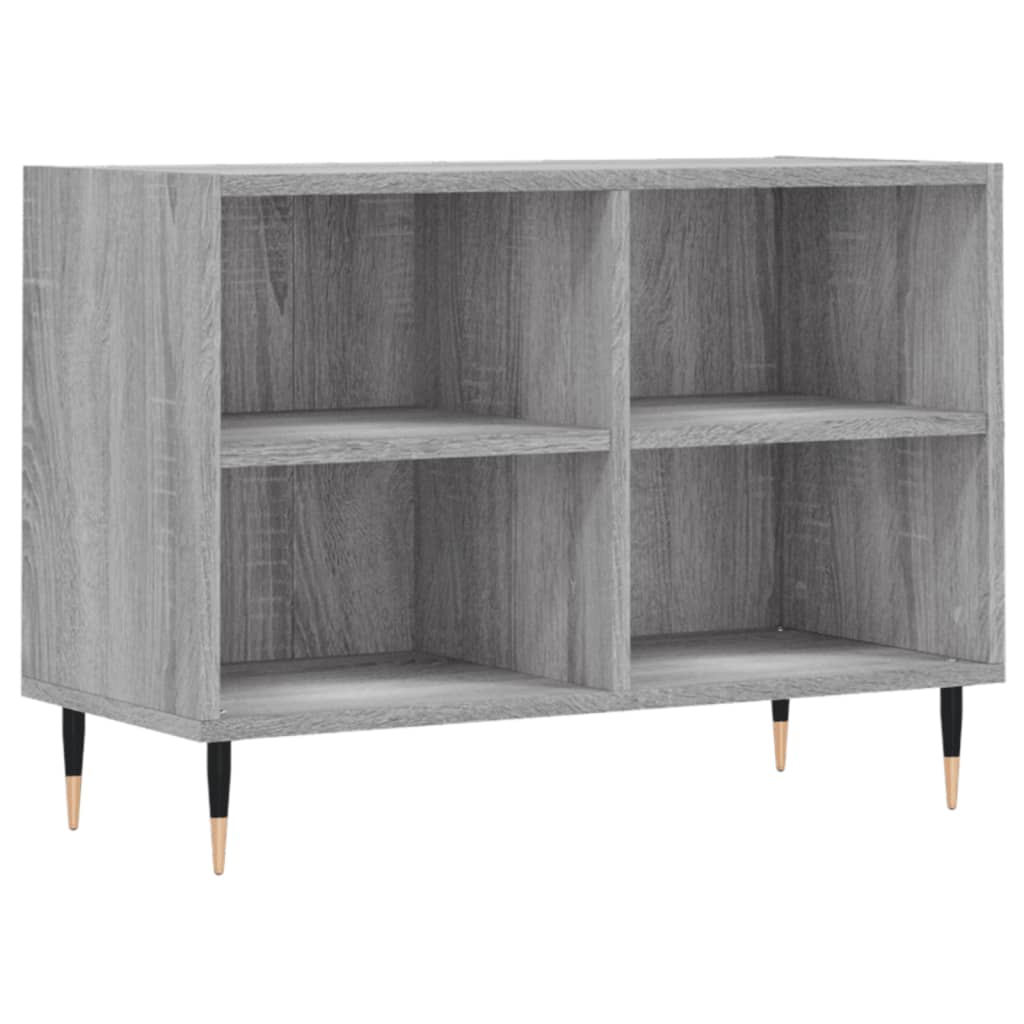 tv-bord 69,5x30x50 cm konstrueret træ grå sonoma-eg