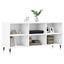 tv-bord 103,5x30x50 cm konstrueret træ hvid