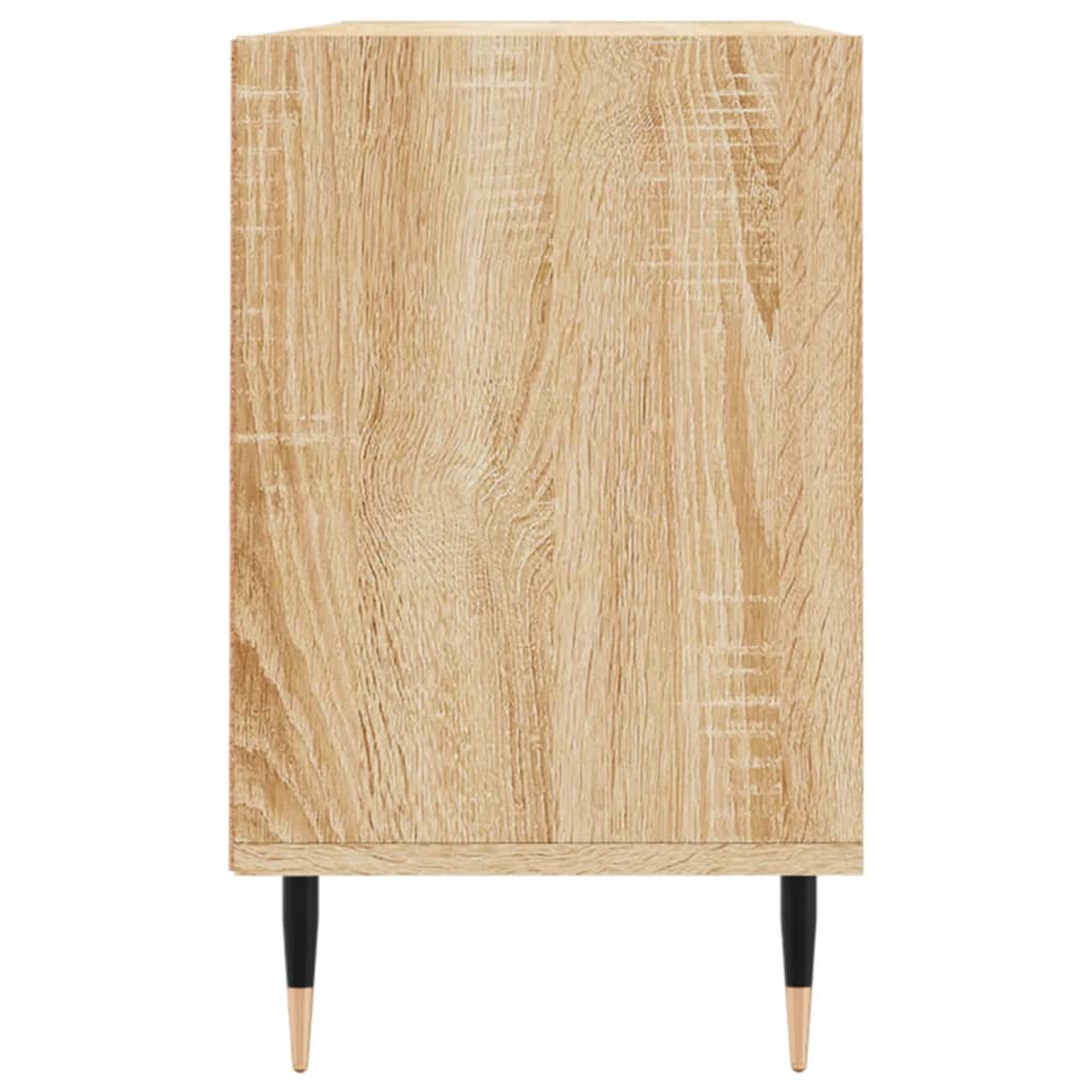 tv-bord 103,5x30x50 cm konstrueret træ sonoma-eg