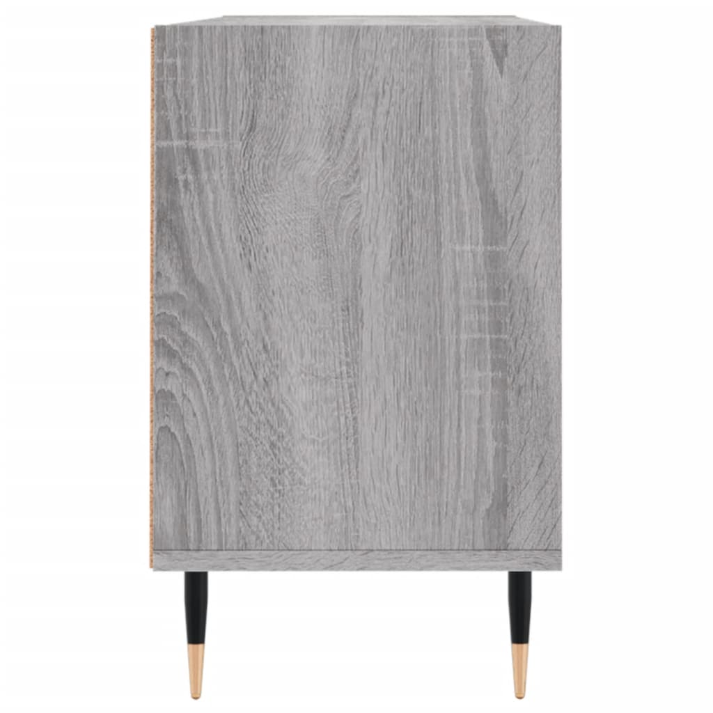 tv-bord 103,5x30x50 cm konstrueret træ grå sonoma-eg